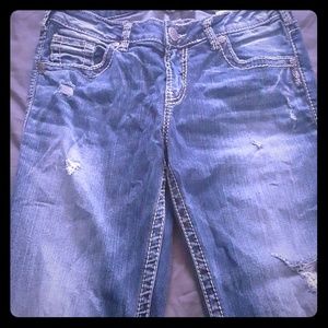 Women's SILVER jeans